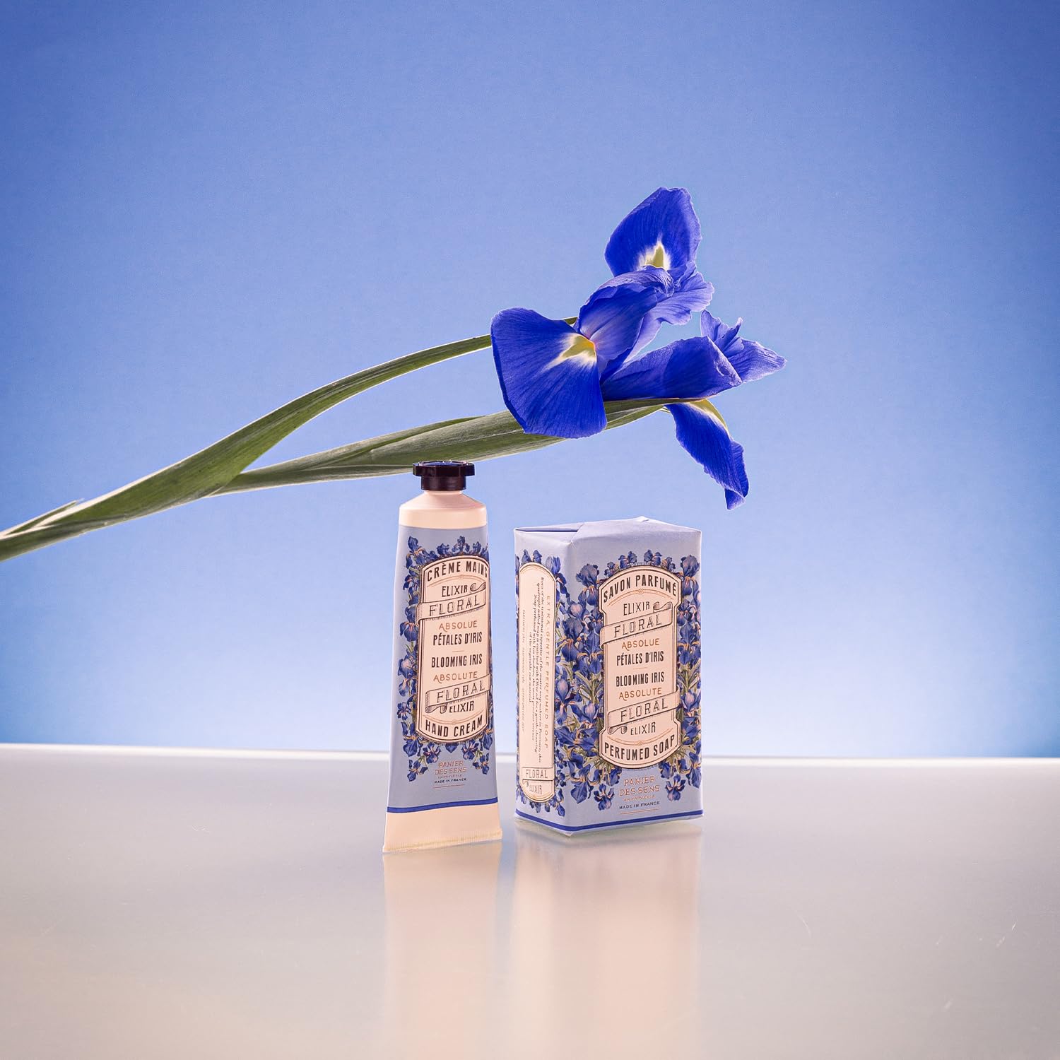 Panier des Sens Blooming Iris Mini Hand Cream for Dry Skin, 1 oz with Shea Butter - Image 7