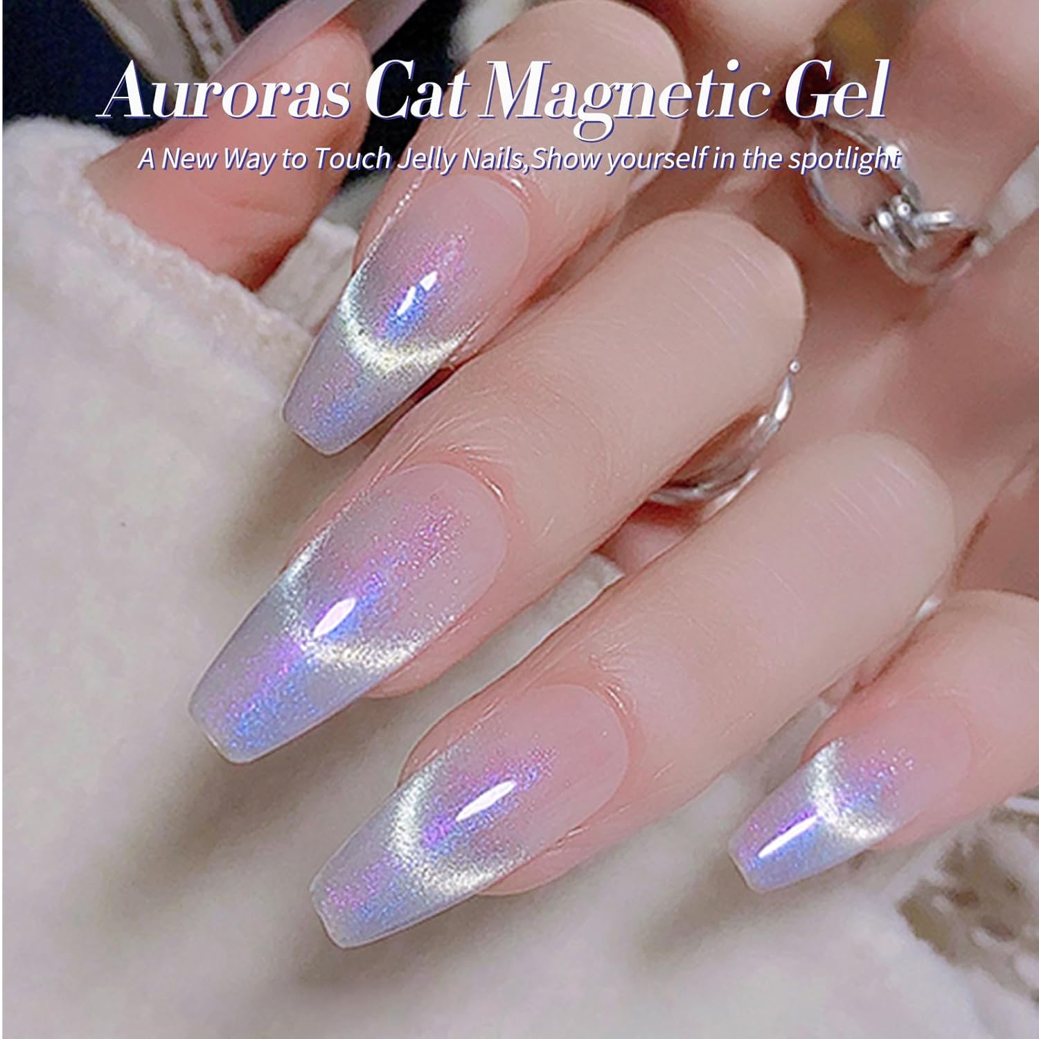 Born Pretty Aurora Cat Magnetic Gel Nail Polish Set 6 Colors Shimmer Glitter - Image 7