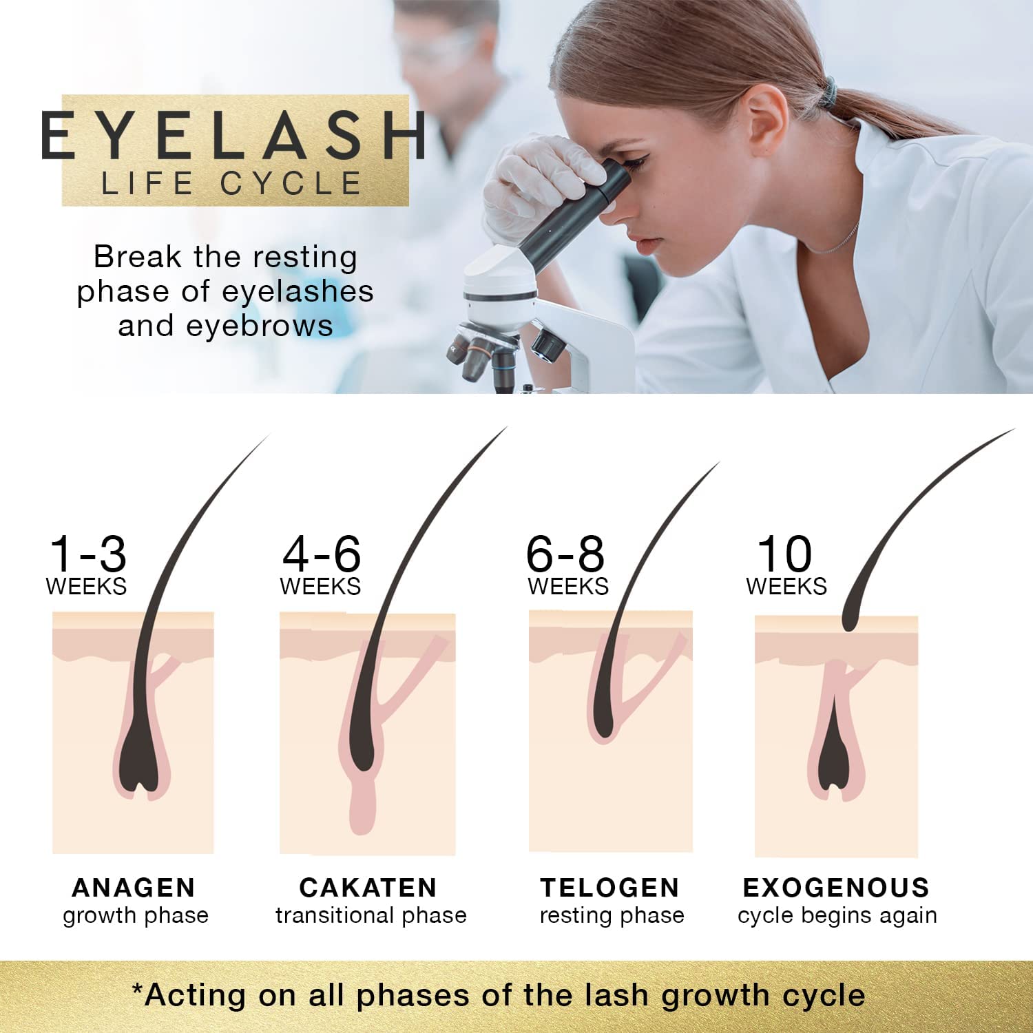 5ml Lash Enhancing Serum for Women: Promotes Thicker, Fuller, Longer Eyelashes - Image 3