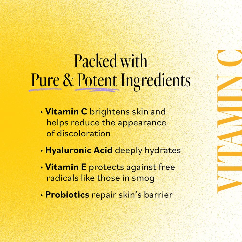 DERMA E Brightening Vitamin C Serum 1oz with Hyaluronic Acid and Aloe - Image 4