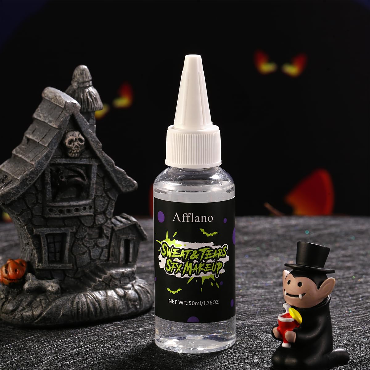 SFX Sweat & Tears Hypoallergenic Fake Makeup Gel 4 oz for Halloween Costumes - Image 5