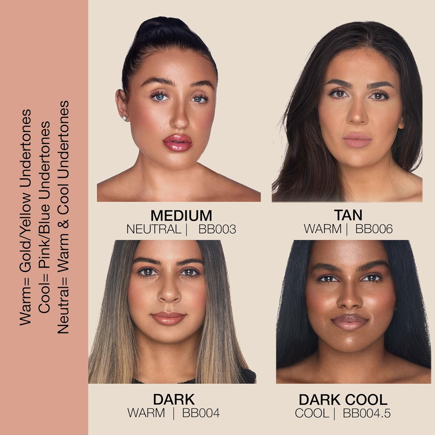 Bellapierre 1.7 oz Dark Cool BB Cream SPF 20 Tinted Sunscreen Foundation Moisturizer - Image 7