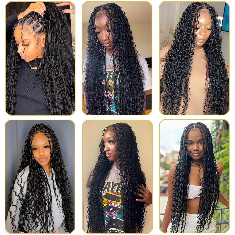 Human Braiding Hair Bulk Curly Bundles for Knotless Braids 100g Natural Color 2 Bundles - Image 6
