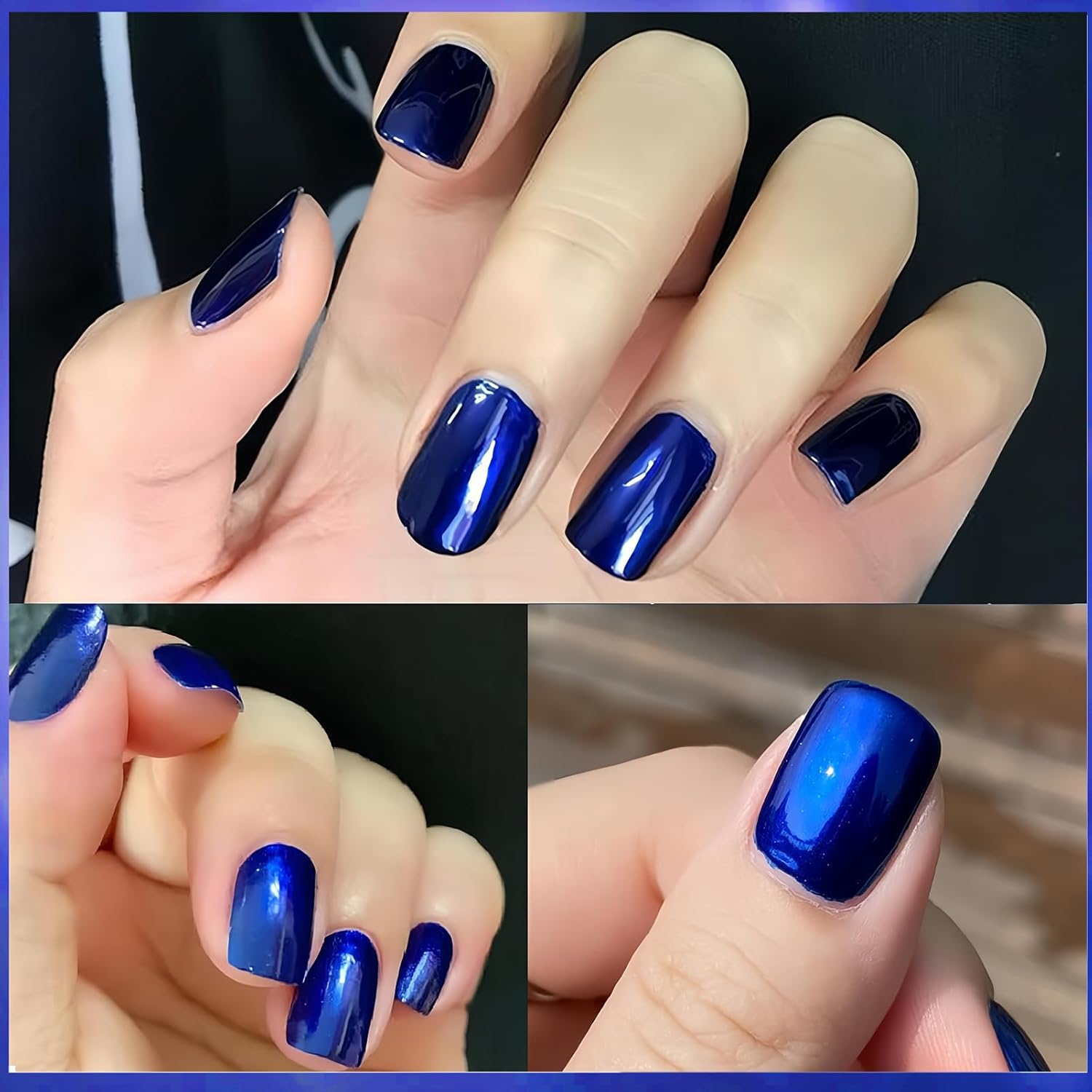 Pearl Blue Nail Polish 13ML - Quick Dry, Long Lasting, No UV - Image 6