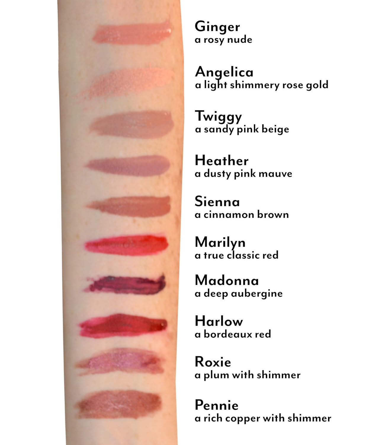 Mommy Makeup Stay Put Matte Lip Cream Heather 0.14 oz Kiss-proof Waterproof Vitamin E - Image 2