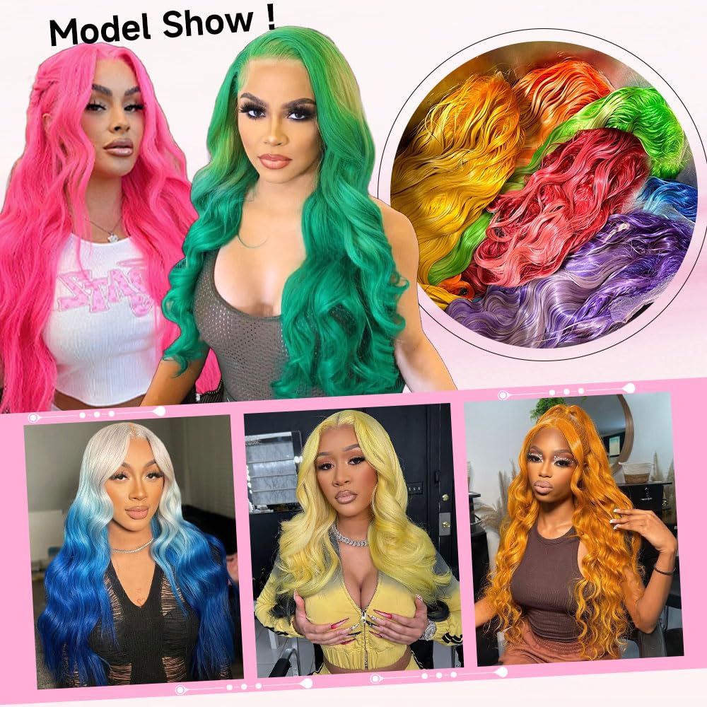30 Inch 250 Density Body Wave Human Hair Lace Front Wig HD Lace - Image 6
