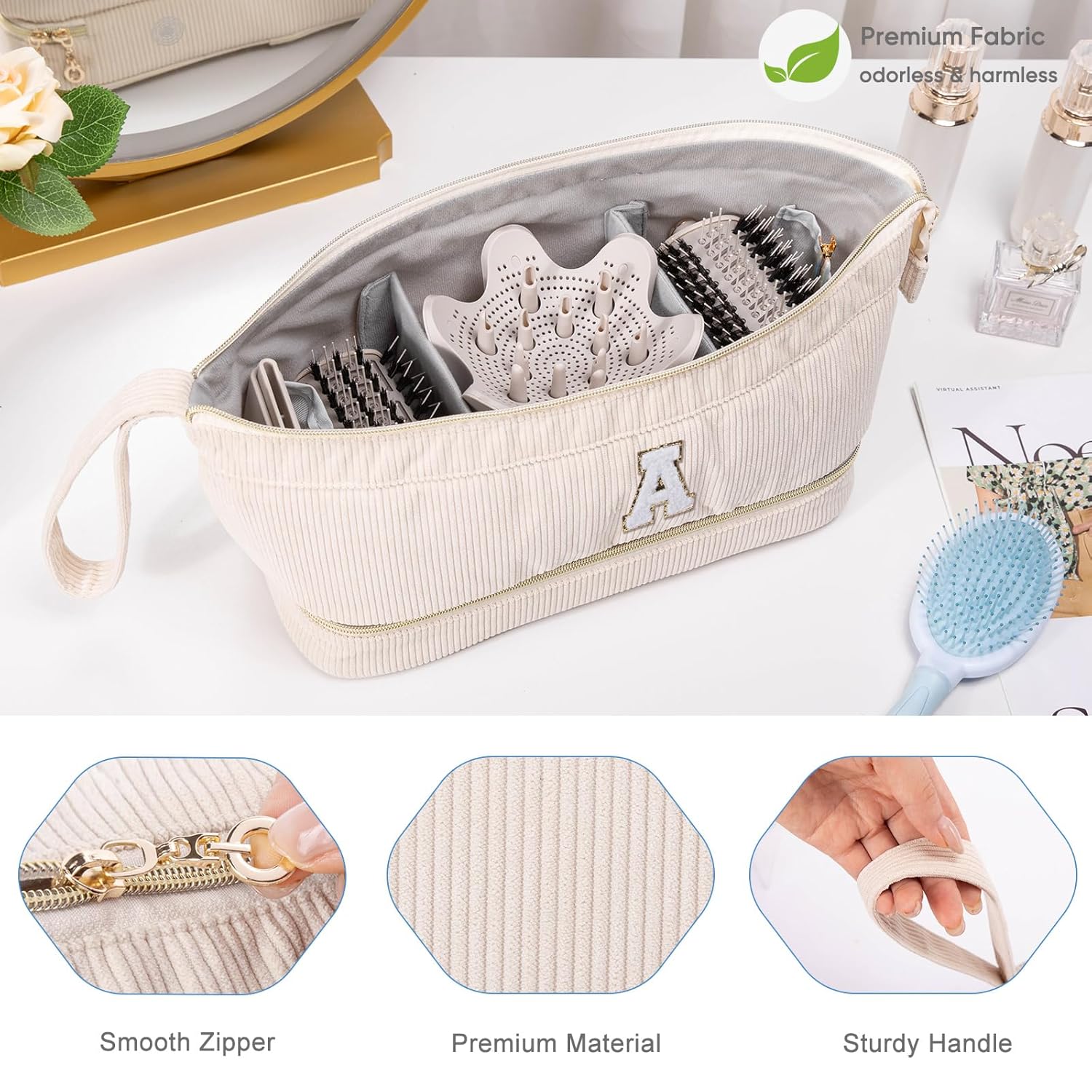 Shark FlexStyle/SmoothStyle Personalized Double-Layer Travel Hair Dryer Organizer Case - Image 6