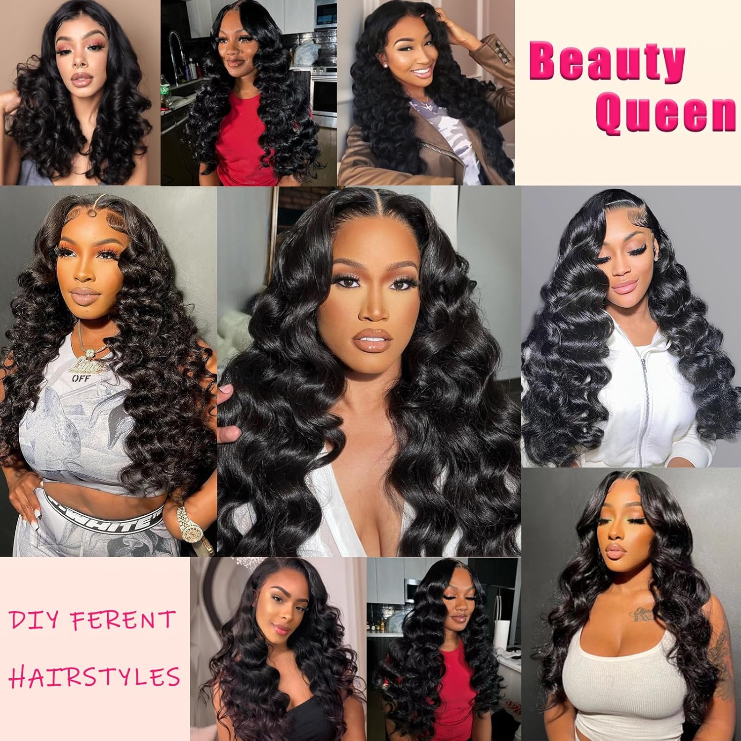 Beauty Queen 18 Inch Loose Wave 3 Pack 100% Unprocessed Brazilian Virgin Human Hair Bundles - Image 6
