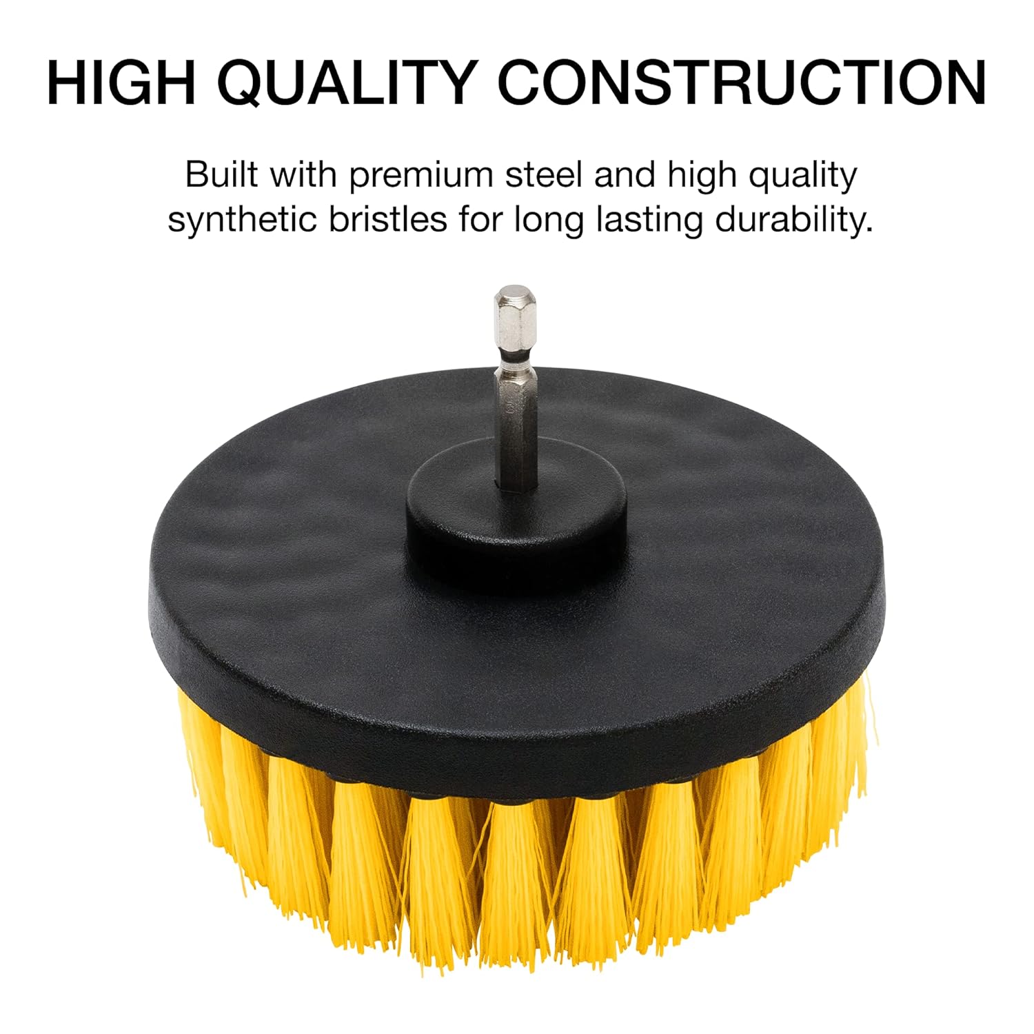 NEIKO 00321A 9-Piece All-Purpose Cleaning and Car Detailing Drill Brush Set - Image 3