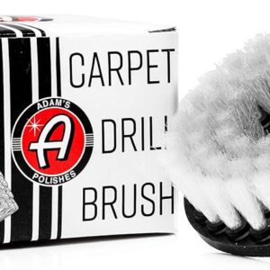 Adam's Polishes Carpet Drill Brush - A Cleaning Tool Attachment For Scrubbing/Cleaning Carpet, Upholstery, Leather Seats & Chairs, Floor Mats, Trunk, Furniture, Interior Boat, RV & Car Accessories