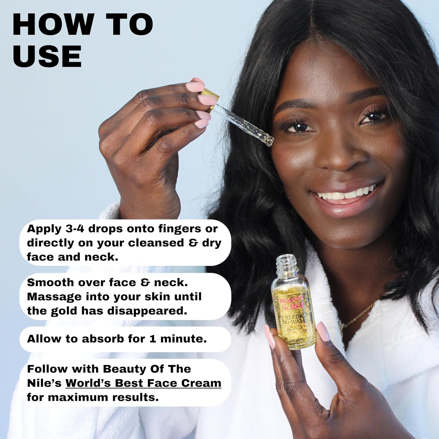 No Needles No Way Anti Aging Serum 1 Oz for Skin of Color Hydrates Smooths Even Tone - Image 7