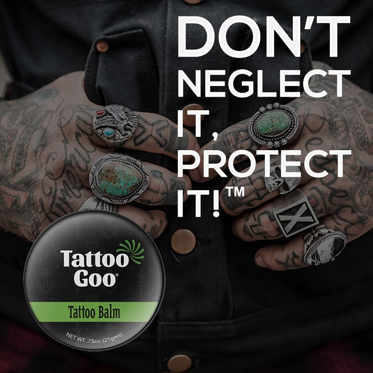 Tattoo Goo Original Travel Size 0.32 oz Natural Beeswax Tattoo Aftercare Balm - Image 3