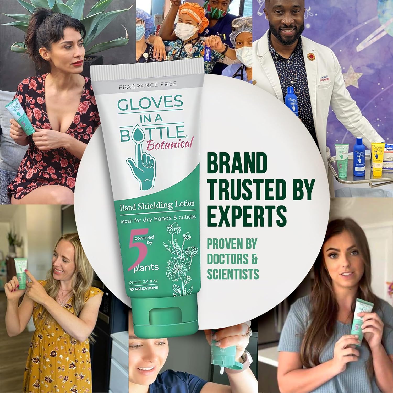 Gloves In A Bottle 3.4 Oz Pack of 2 Fragrance Free Shielding Lotion for Dry Itchy Skin - Image 5
