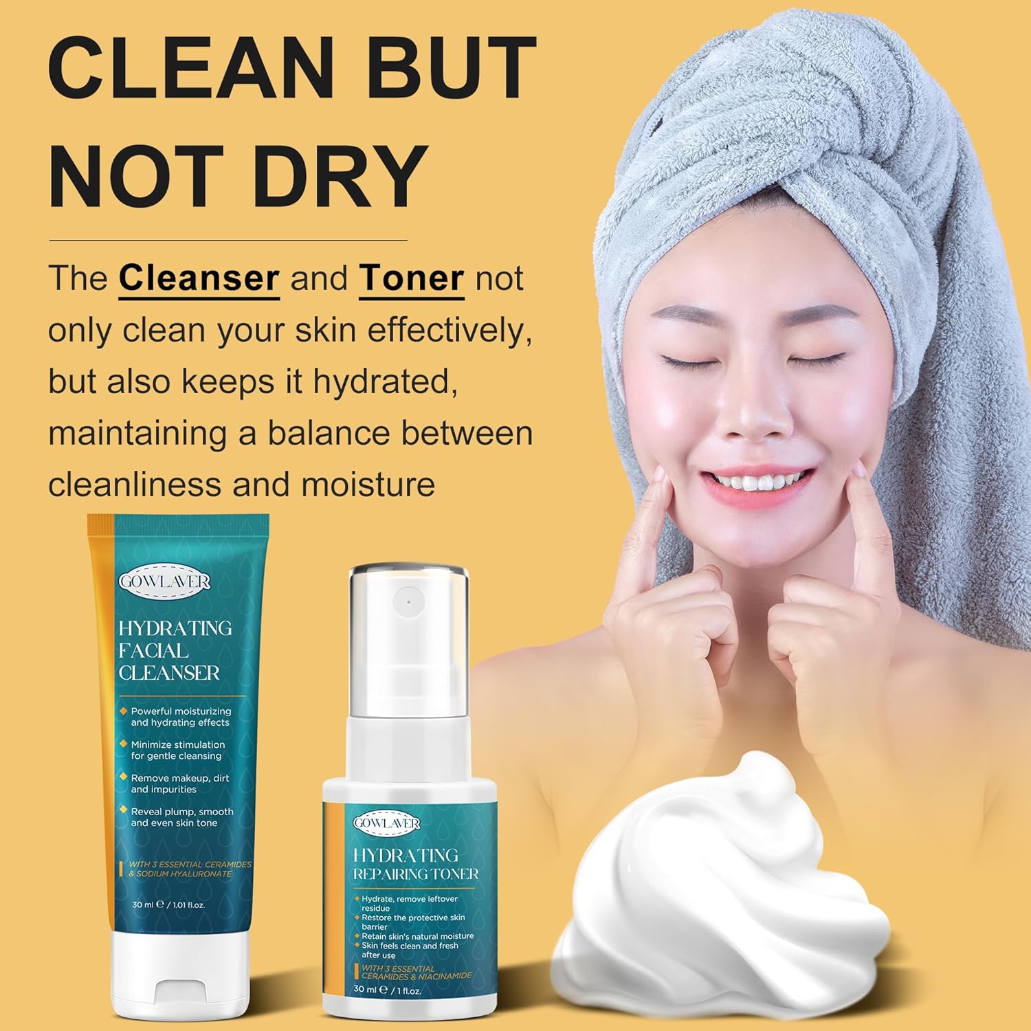 Hydrating Anti-Aging Repair Facial Skincare Set for Teens and Women - 5 Piece Gift - Image 3
