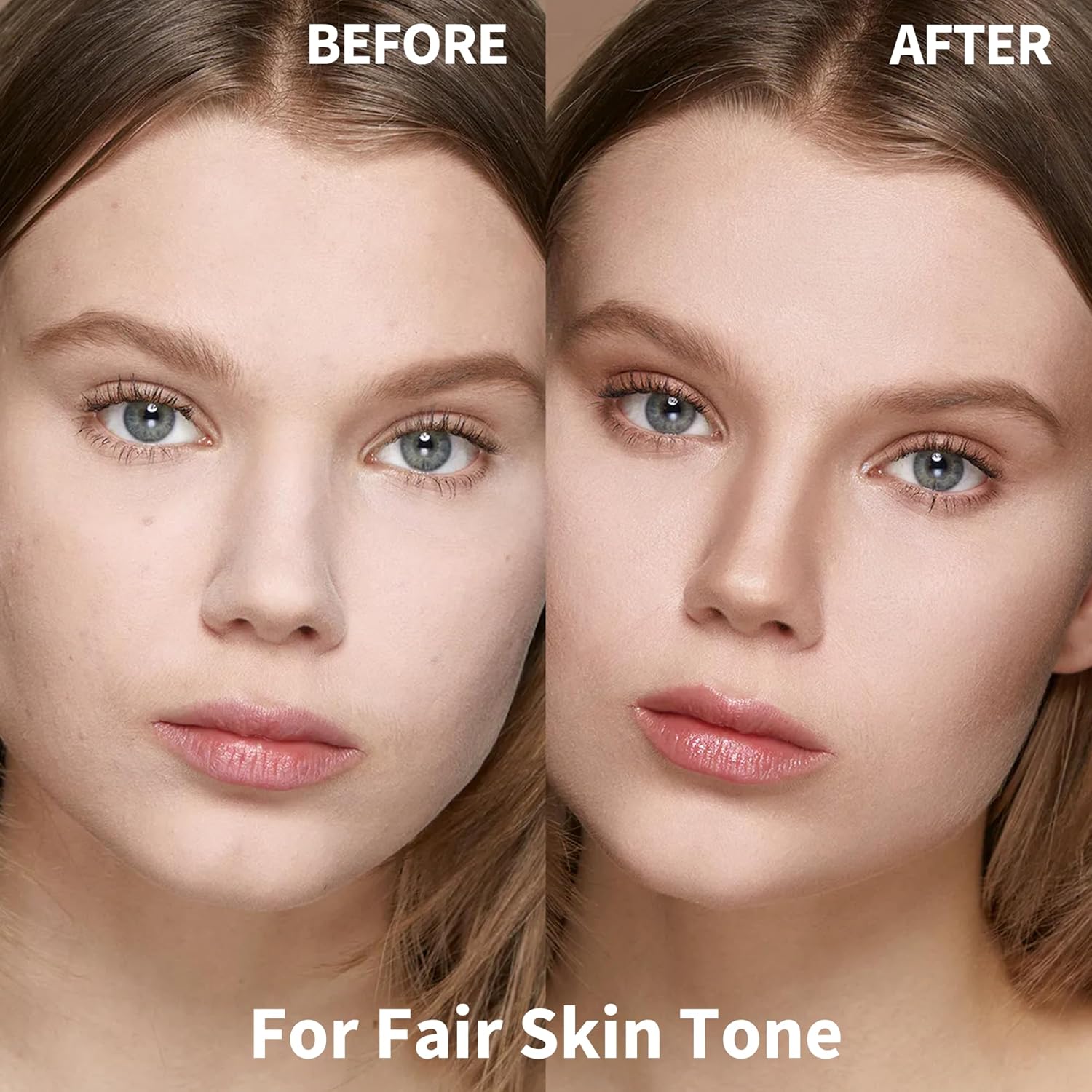 Fair/Light Cool Toned Contour Palette - Smooth, Blendable, Long-Lasting Face Shaping Powder - Image 2