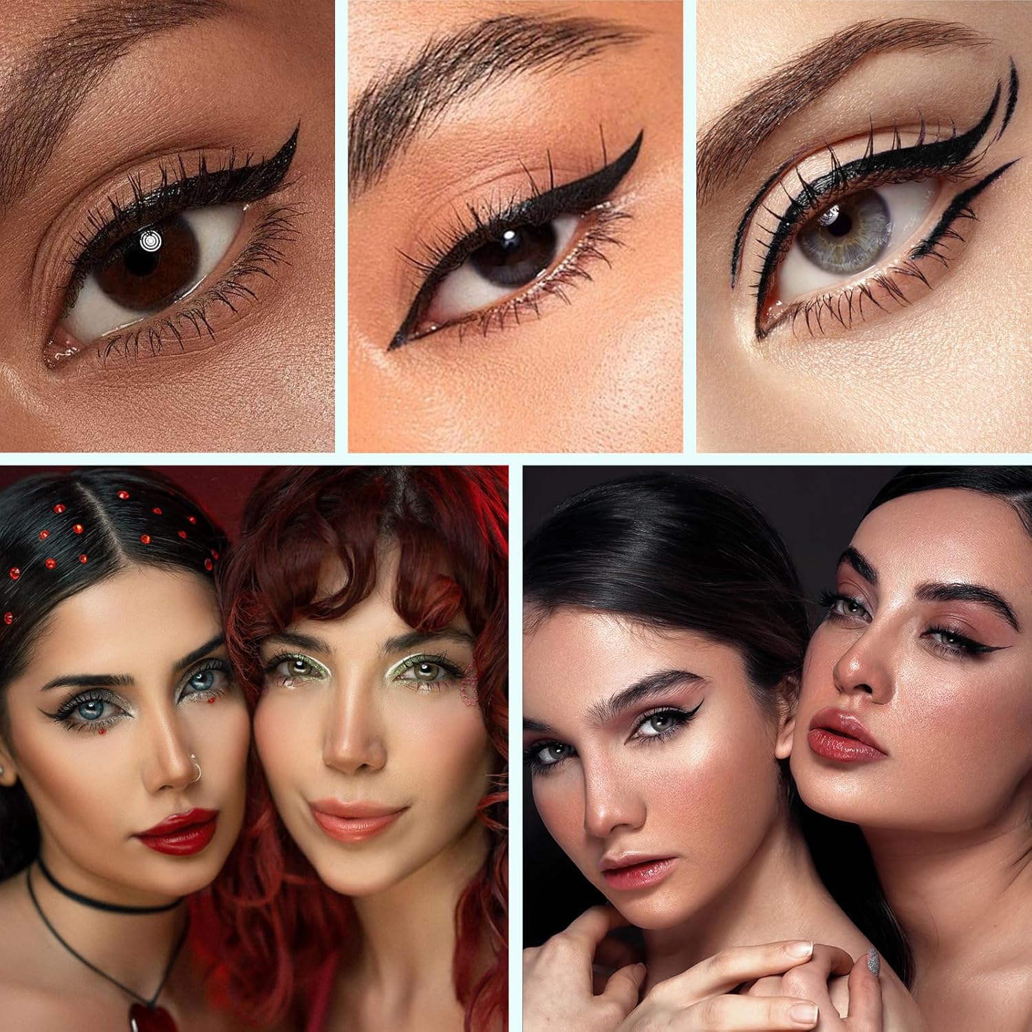 Waterproof Black Super Slim Long-Lasting Liquid Eyeliner Pencil 0.02 Fl Oz Cruelty-Free - Image 7