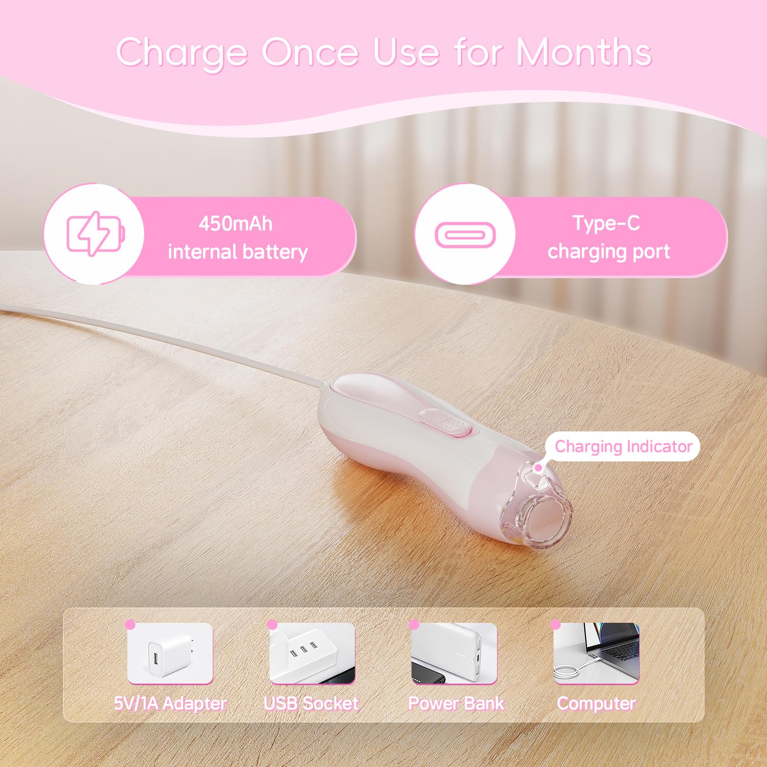 Electric Baby Nail Trimmer 15-in-1 with Built-in Light and 15 Grinding Pads - Image 4