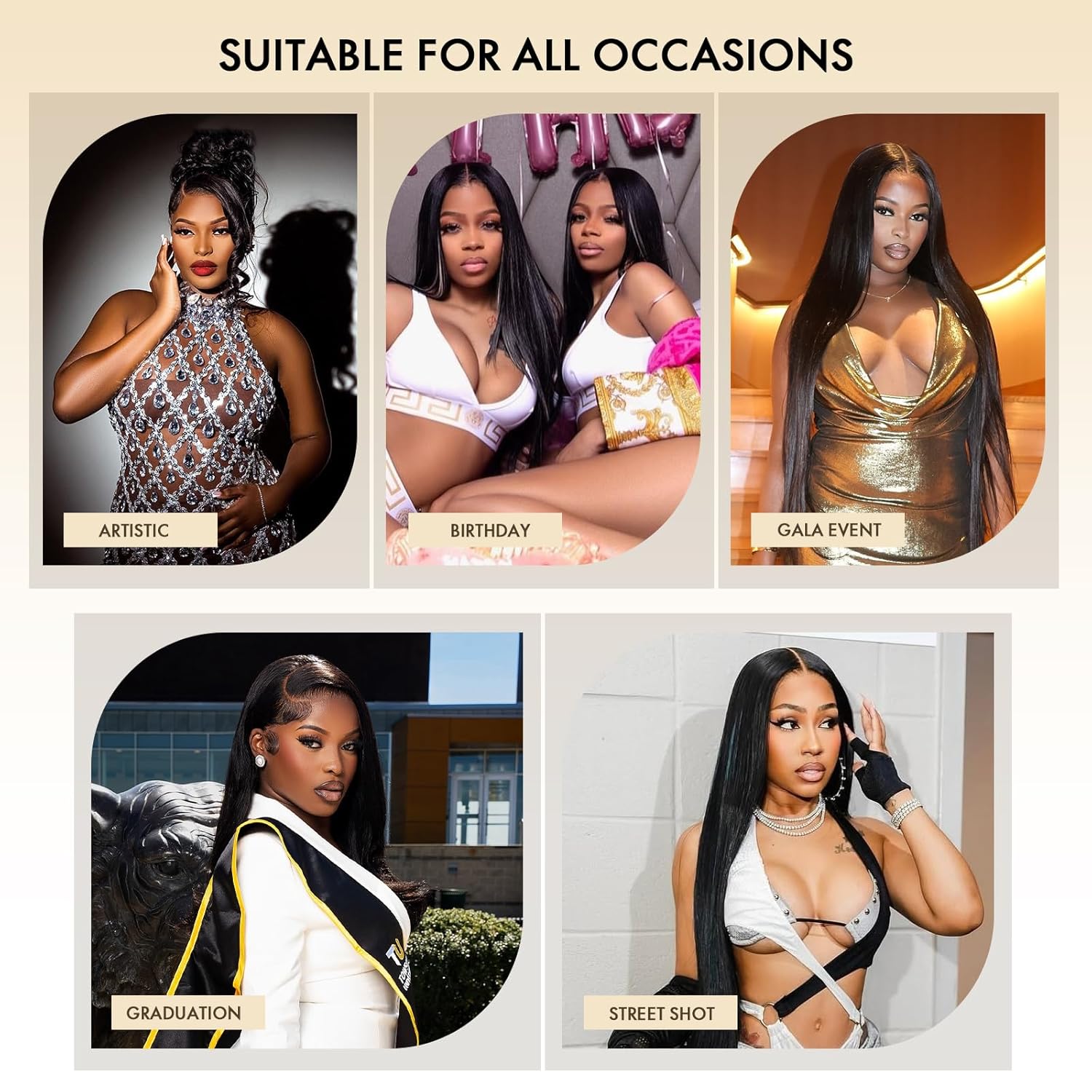 Virgin Brazilian Straight Human Hair Bundles 22 24 26 with 20 Inch 4x4 HD Lace Closure - Image 7