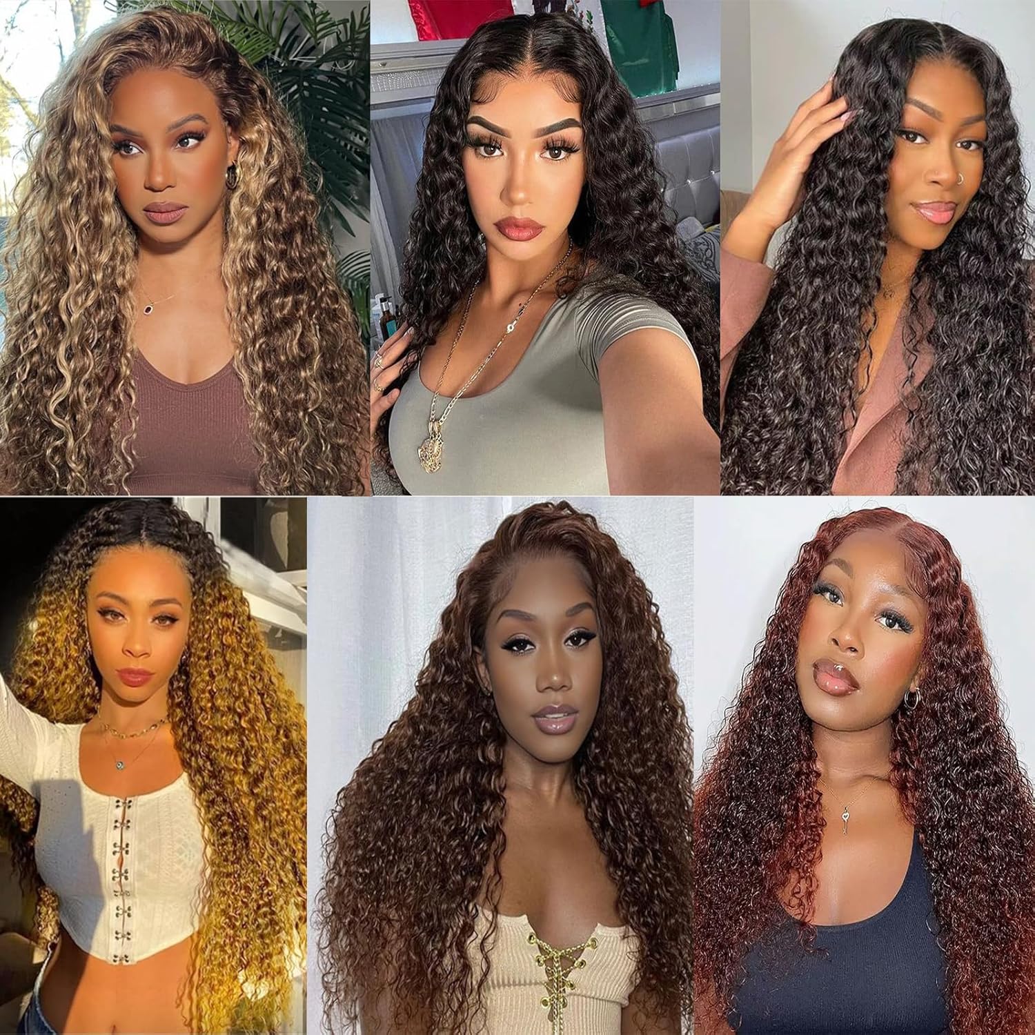 ZRQ 24 Inch Pre-looped Micro Brazilian Braids Curly Crochet Hair Extensions for Women - Image 7