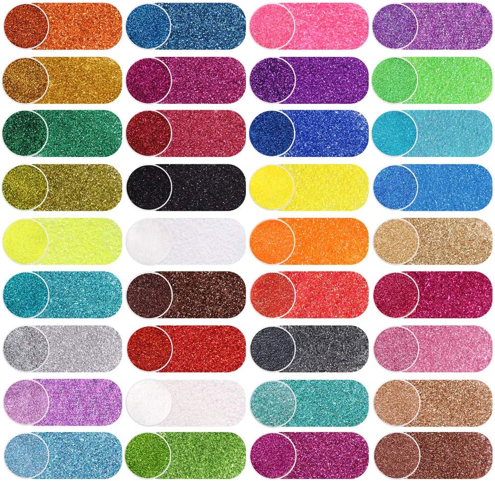 36 Vibrant Extra Fine Glitter Color Set for Nail Art, Makeup, and Crafts - Image 4