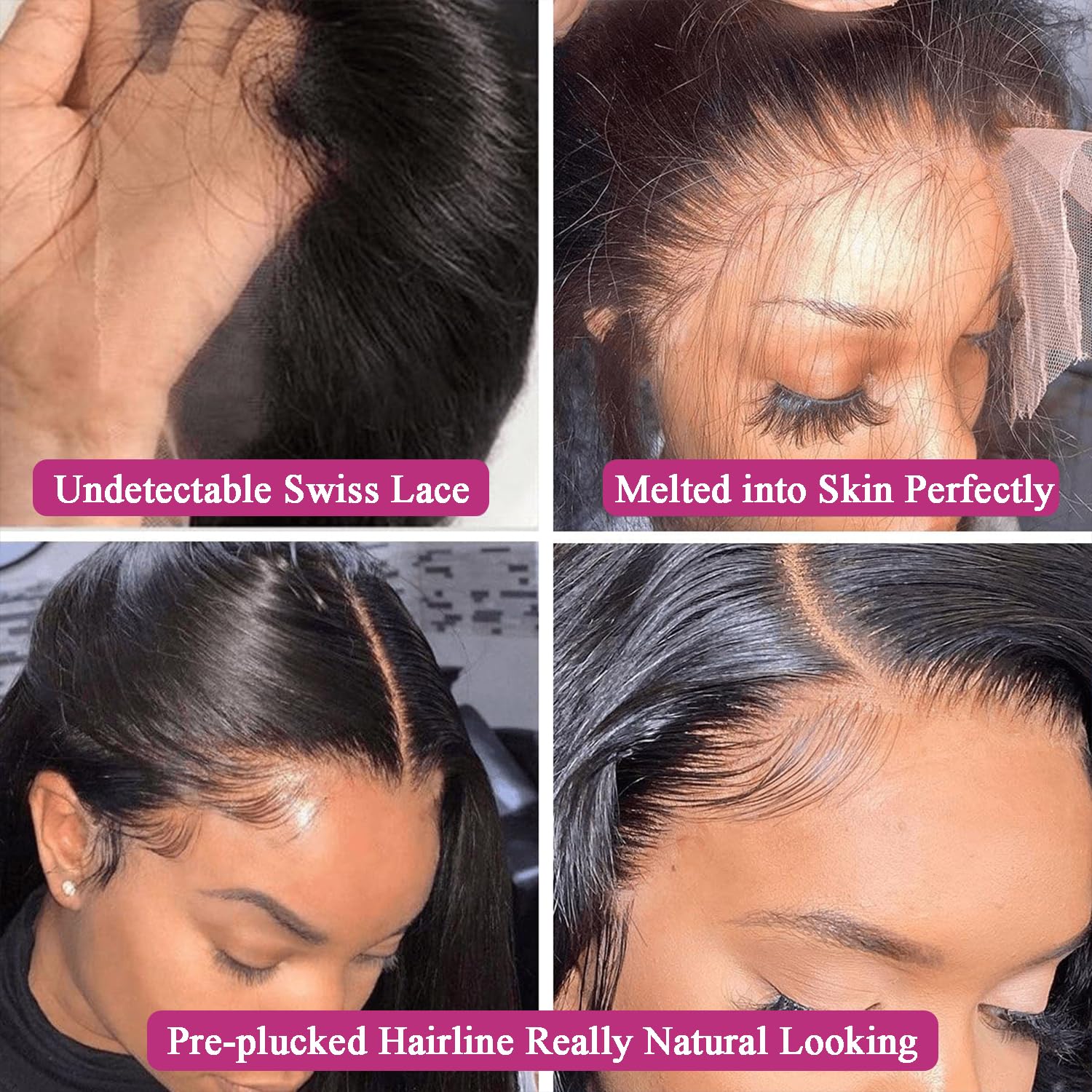 30 Inch 200% Density 13x6 Body Wave Lace Front Wig with Natural Baby Hair for Women - Image 6