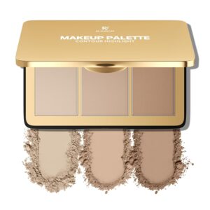 FV Contour Palette - Smooth & Easy to Blend, Ultra-fine & Long Lasting, Cool Toned Contour with Natural Look, Face Shaping Powder for Fair/Light Skin, Cruelty-free