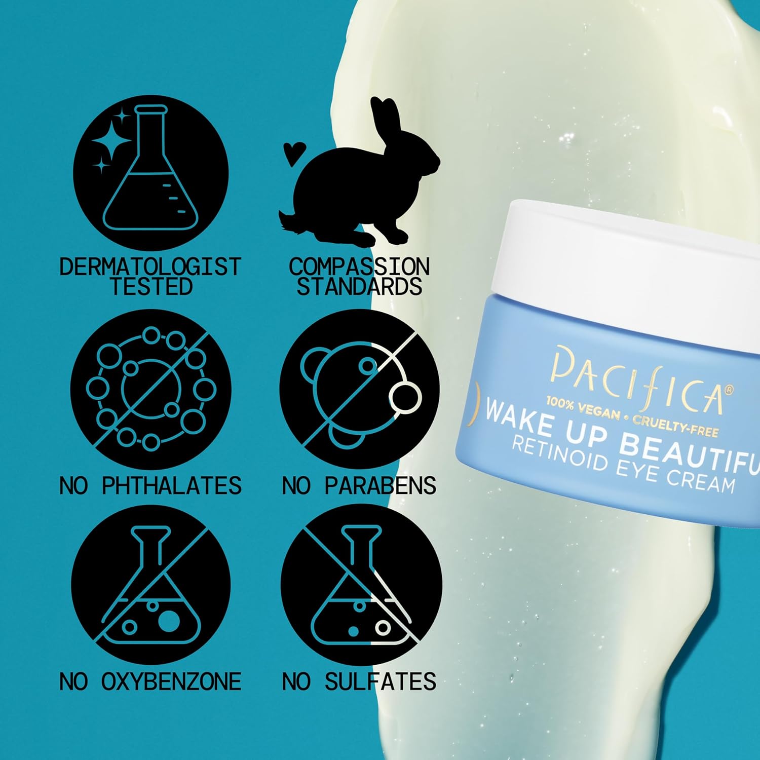 Pacifica Wake Up Beautiful 0.5 oz Retinoid Eye Cream for Fine Lines, Puffiness & Dark Circles - Image 12