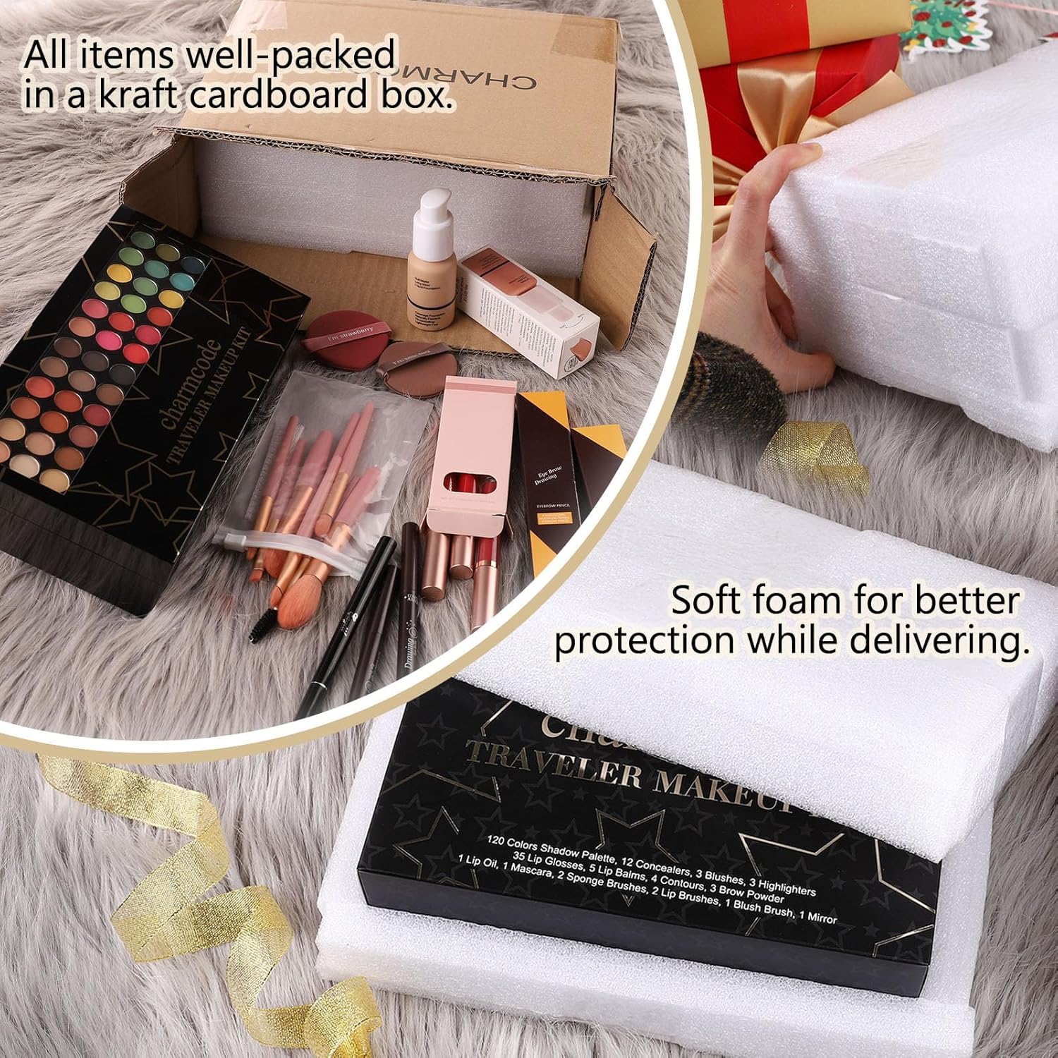 All-in-One Professional Big Makeup Kit for Teens and Women, Complete Beauty Case with Cosmetics Set - Image 7
