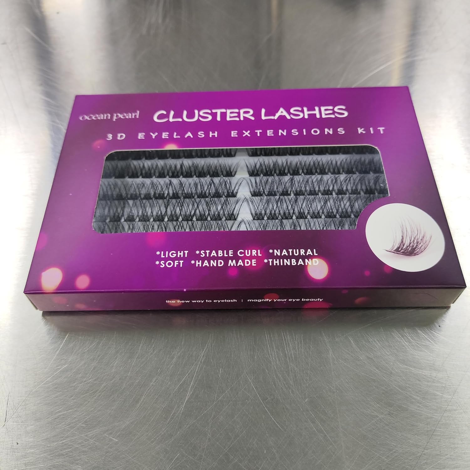 Individual Cluster Lashes Kit 120 Count 10-16mm C/D Curl with Applicator Bond Seal - Image 3