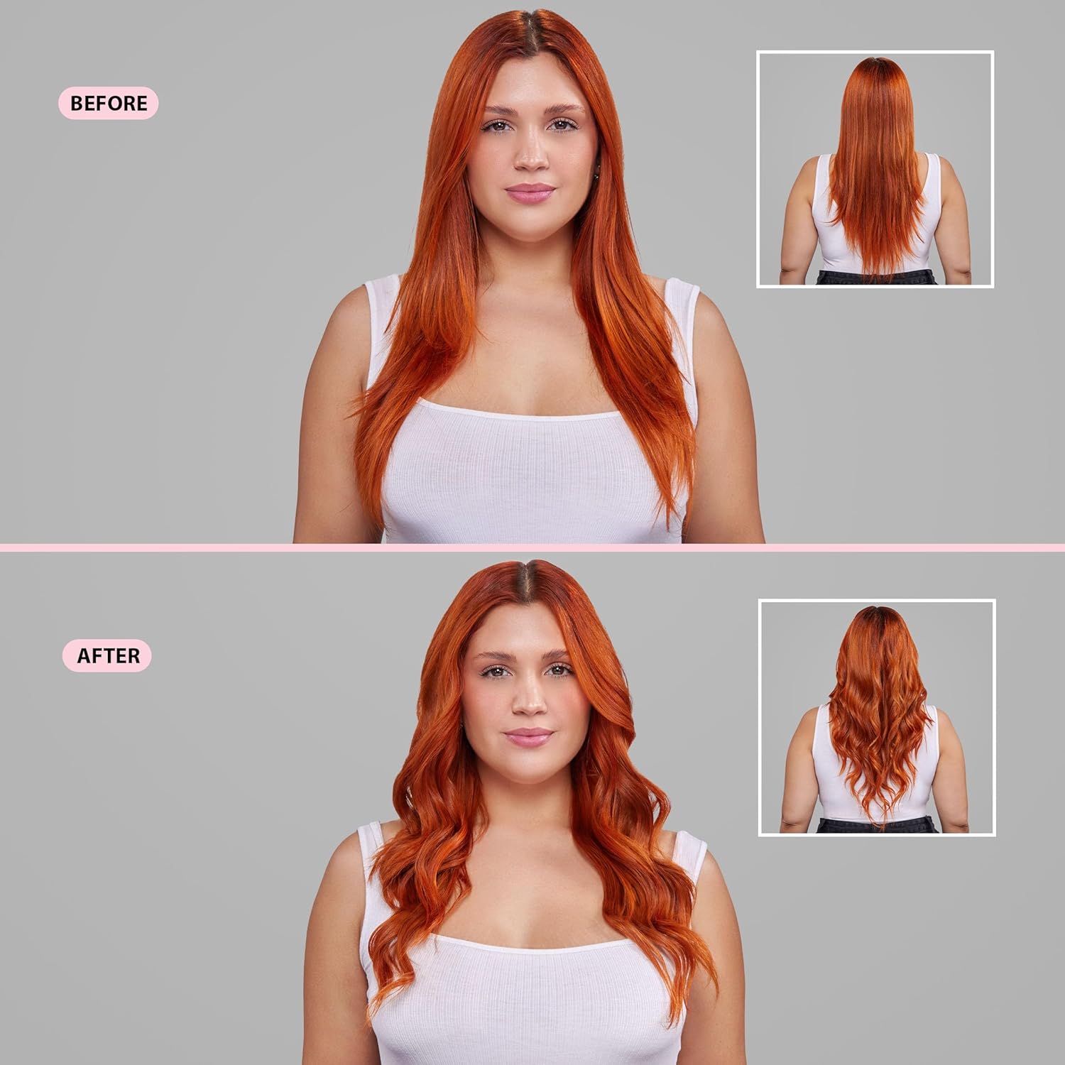 L'ANGE HAIR Le Pirouette 25mm Titanium Curling Iron Blush with Adjustable Heat - Image 5