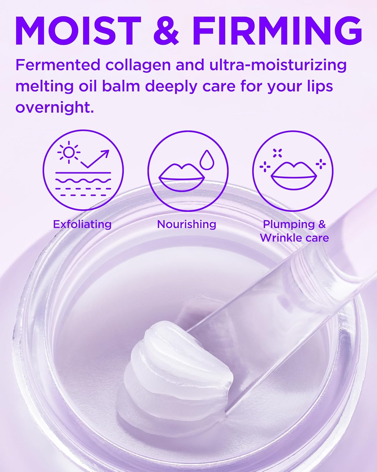 TOCOBO Collagen Boosting Overnight Lip Mask 0.5 oz with Olive Oil Lavender - Image 4