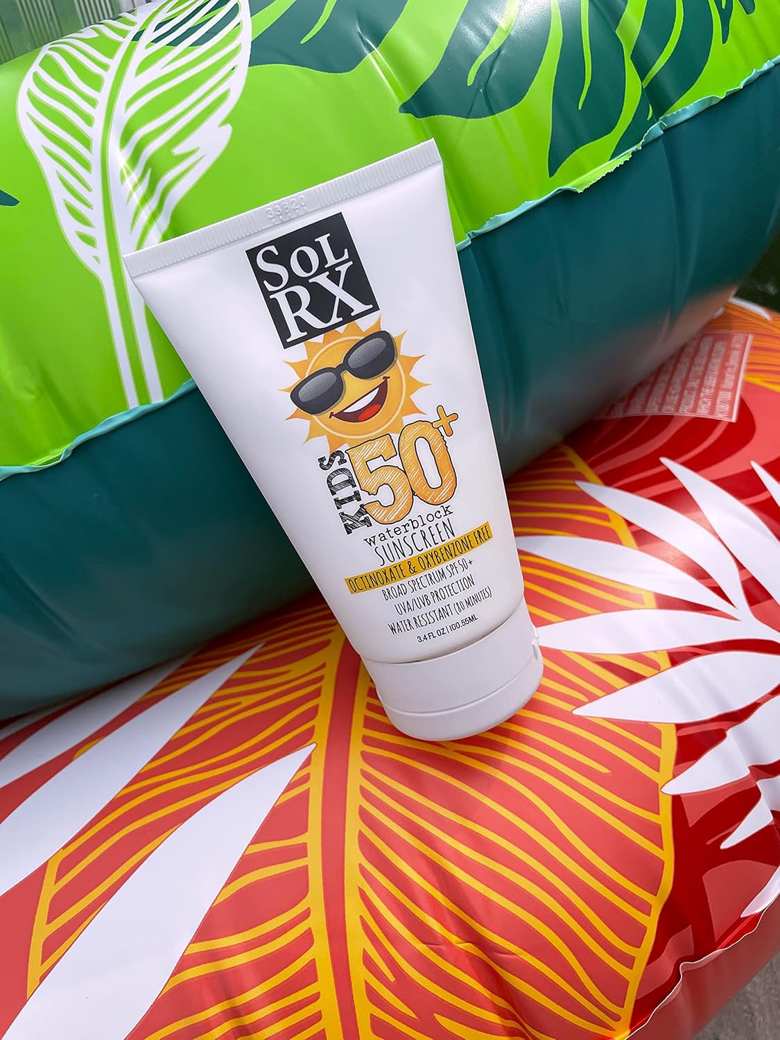 SolRX KID's SPORT Sunscreen SPF 50+ 3 oz Oxybenzone Free Reef Safe for Face and Body - Image 2
