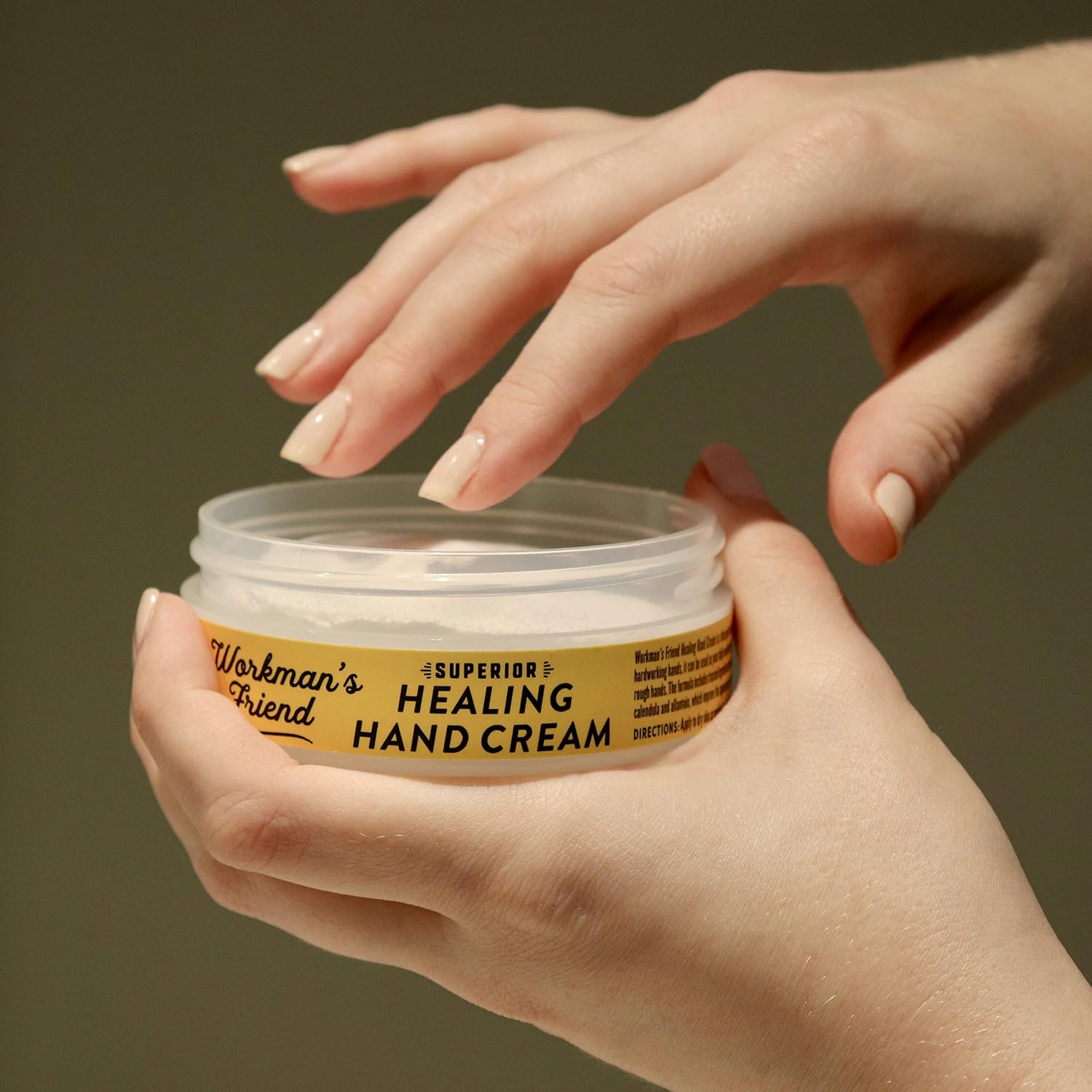 WORKMAN'S FRIEND Superior Healing Hand Cream 2.5 oz Intense Dry Cracked Skin Moisturizer - Image 2