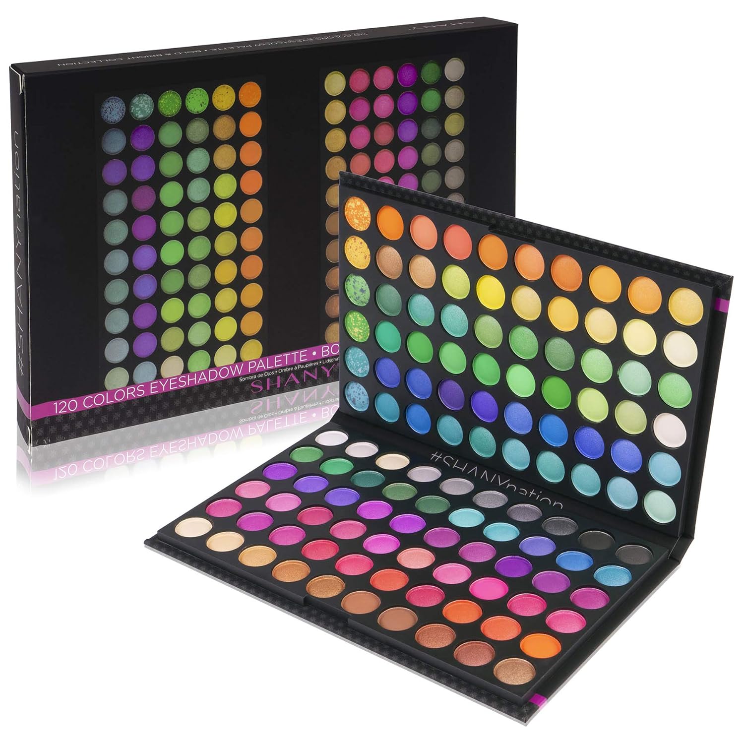 SHANY 120-Color Eyeshadow Palette Matte Shimmer Metallic Highly Pigmented New - Image 2