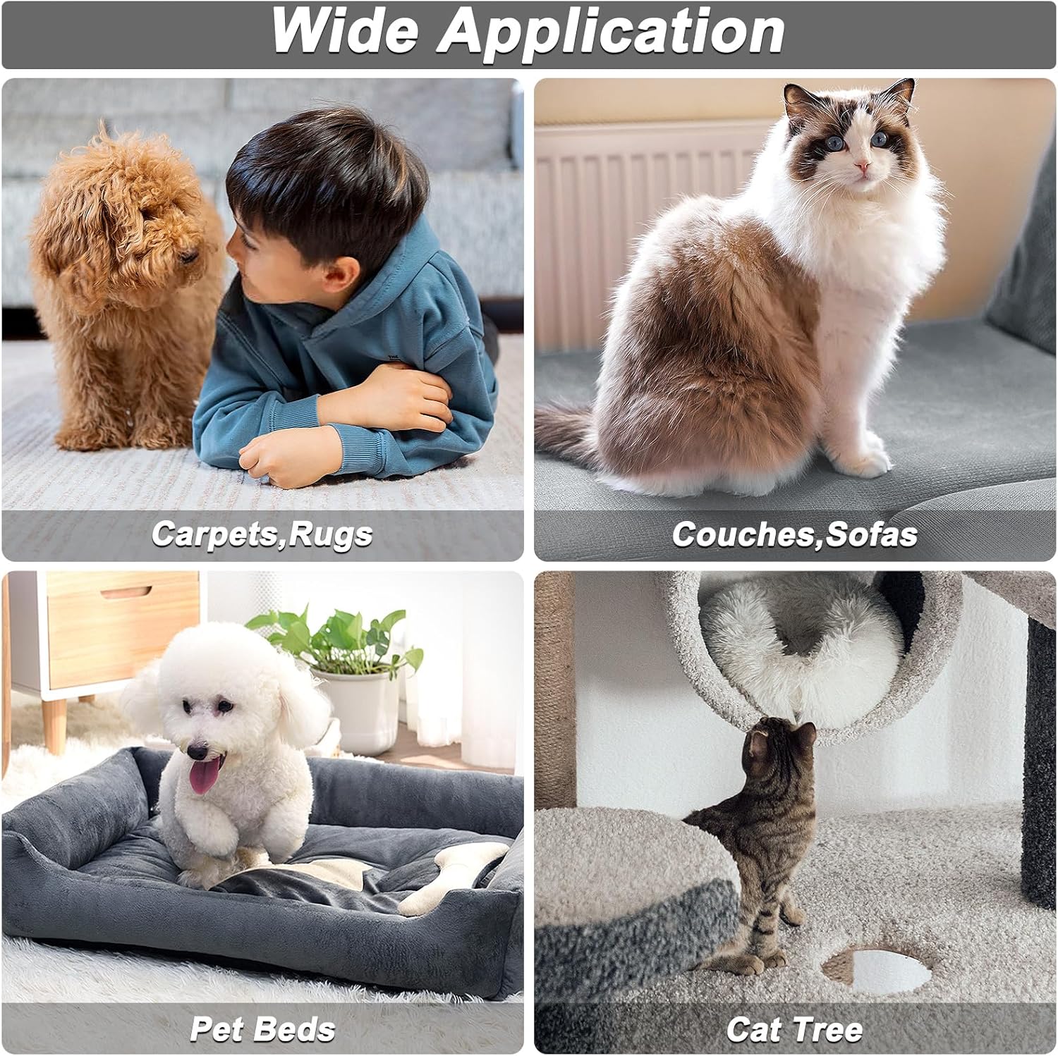 B-Land 60-Inch Adjustable Carpet Rake for Effortless Pet Hair Removal on Rugs and Mats - Image 7