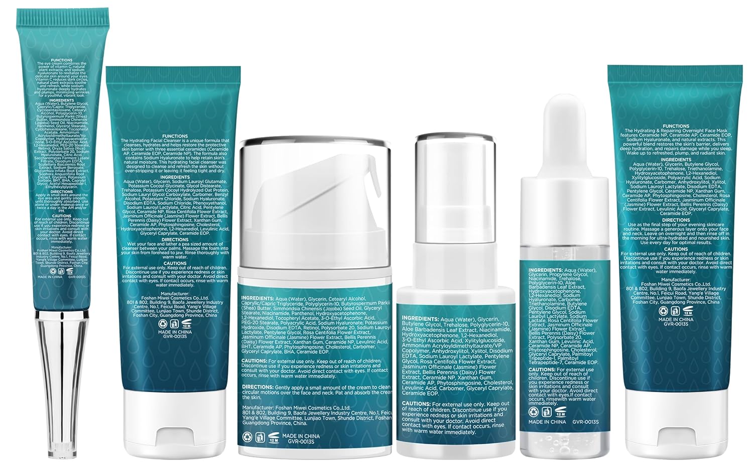 Hydrating Anti-Aging Repair Facial Skincare Set for Teens and Women - 5 Piece Gift - Image 8