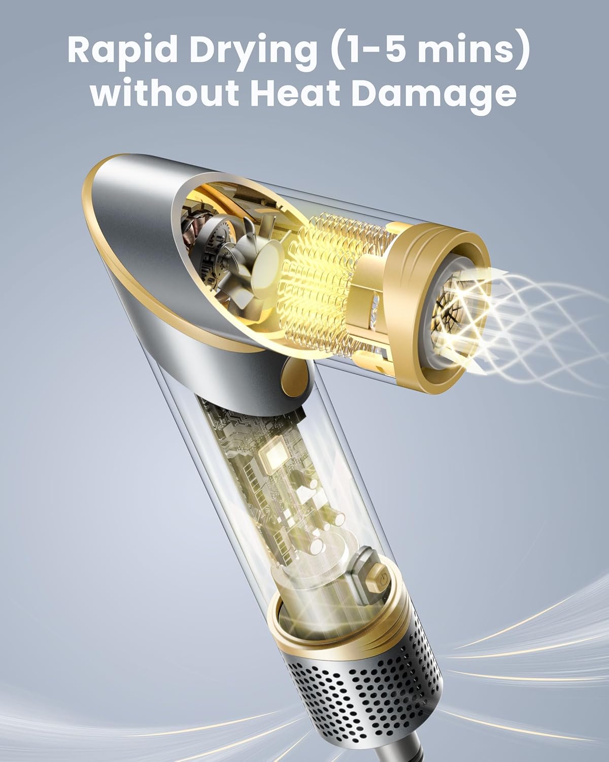 Easywave 5-in-1 Professional Air Wrap Hot Air Brush Styler for Fast Drying and Styling - Image 3