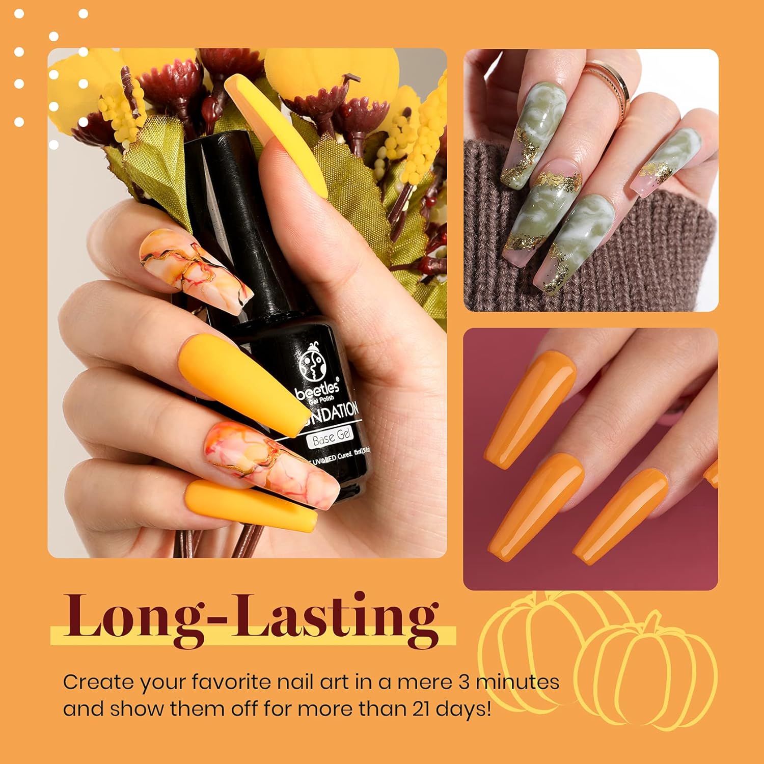 Beetles 6-Color Gel Nail Polish Set for Home Manicure, UV LED Cured, Gift for Women - Image 3