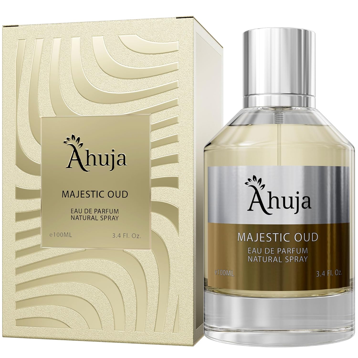 AHUJA Majestic Oud Eau De Parfum 3.4 fl oz Unisex Fragrance for Men and Women - Image 8