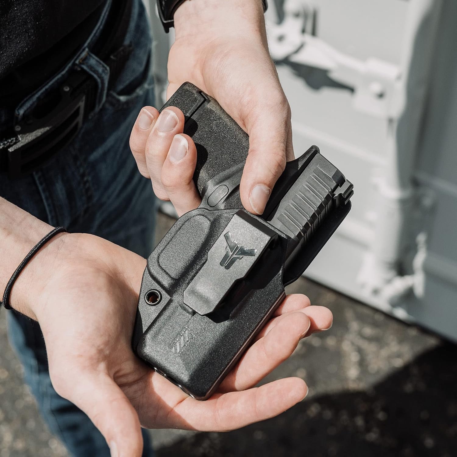 Smith & Wesson Bodyguard 380 Right Hand IWB Holster with Laser Comfort Fit - Image 4