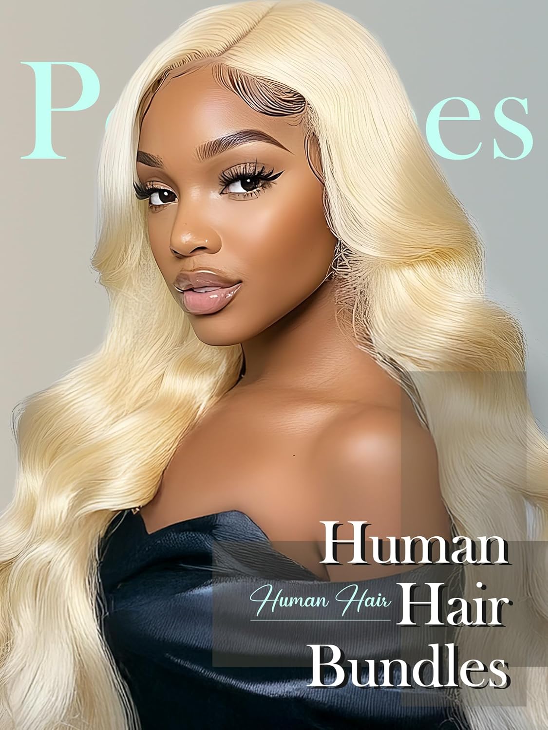16-22 Inch 4 Bundles Unprocessed Brazilian Body Wave 613 Honey Blonde Human Hair Extensions - Image 2