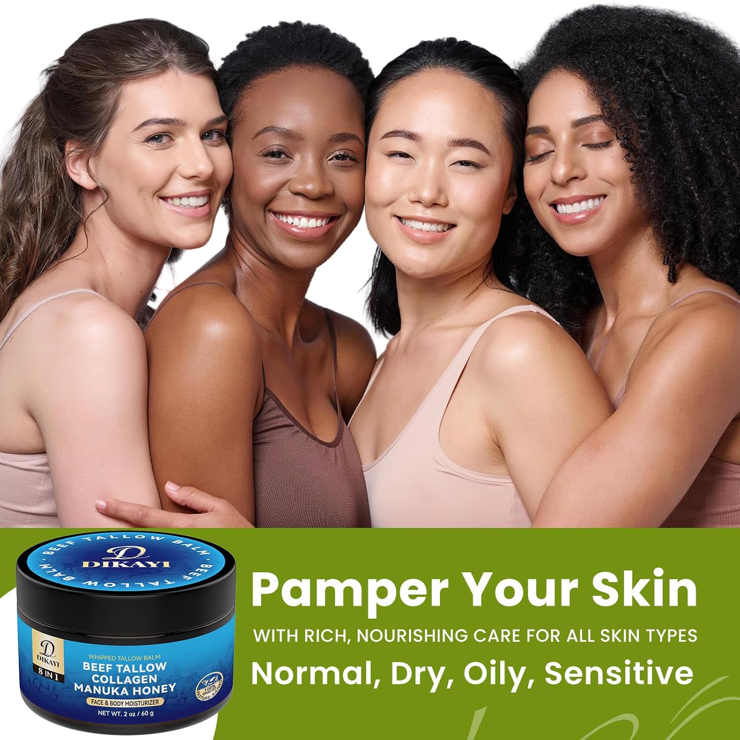Organic Whipped Beef Tallow Balm with Manuka Honey 4 oz for All Skin Types - Image 7