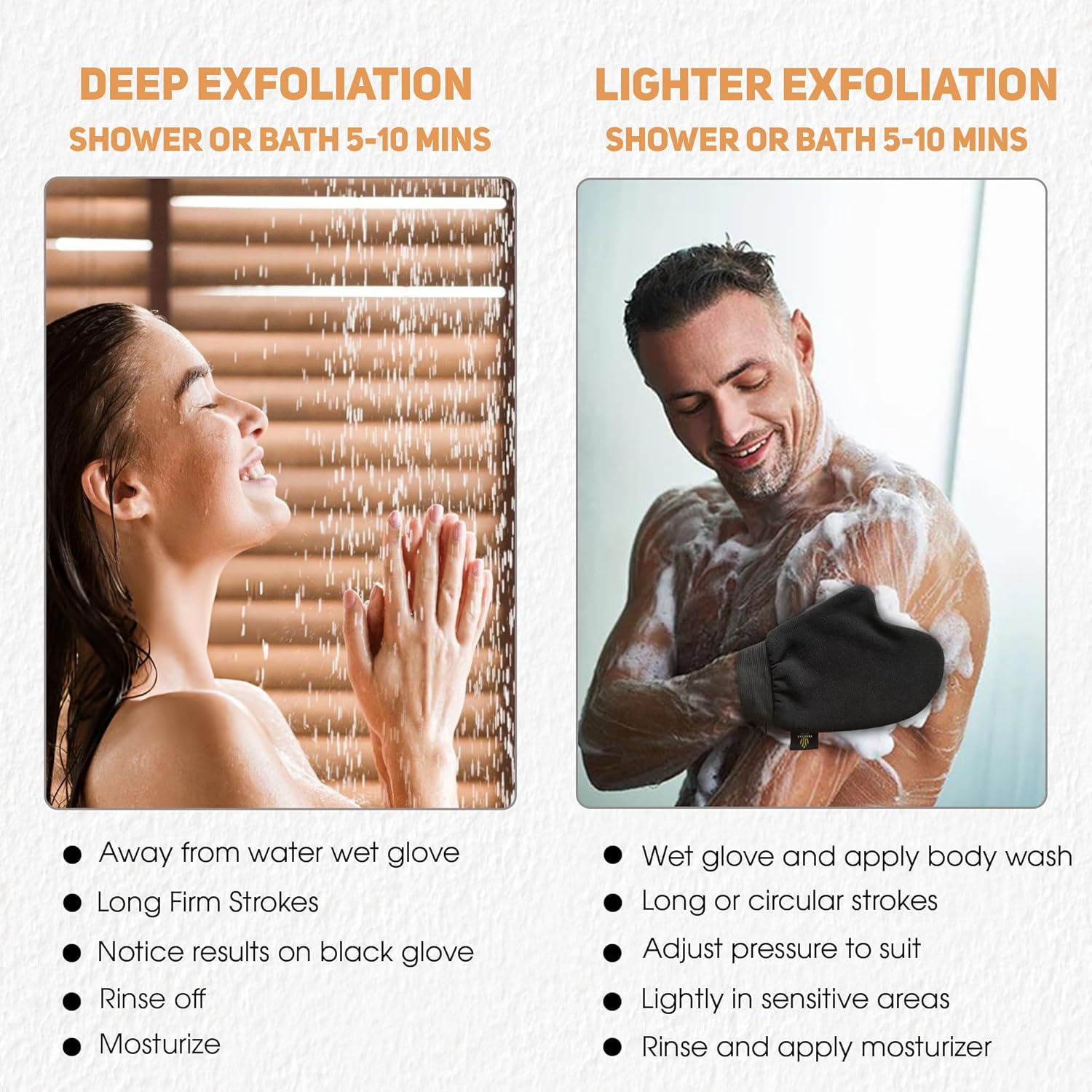 Deep Exfoliating Glove for Self Tanning Removal and Skin Prep, 1 Pack - Image 4