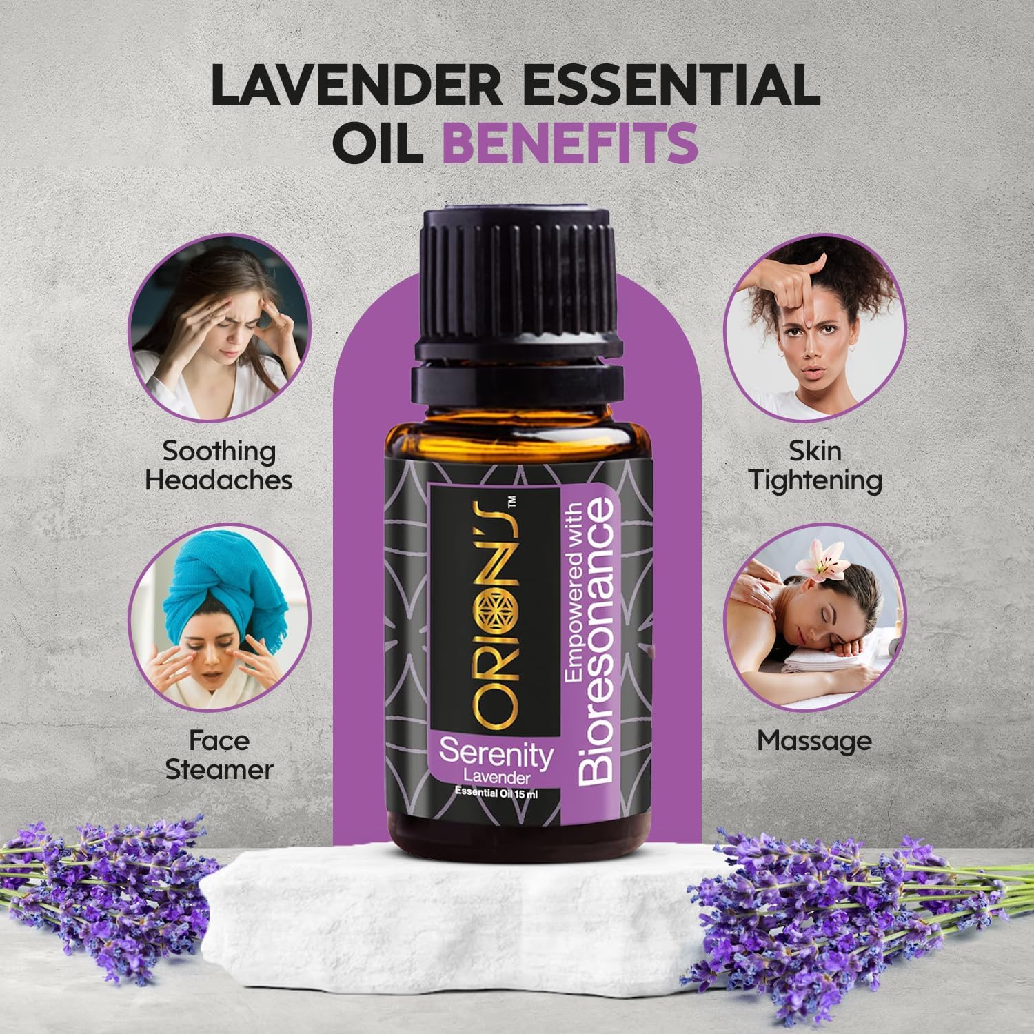 Orion's Serenity 15ml Pure Lavender Essential Oil Therapeutic Grade for Relaxation - Image 3