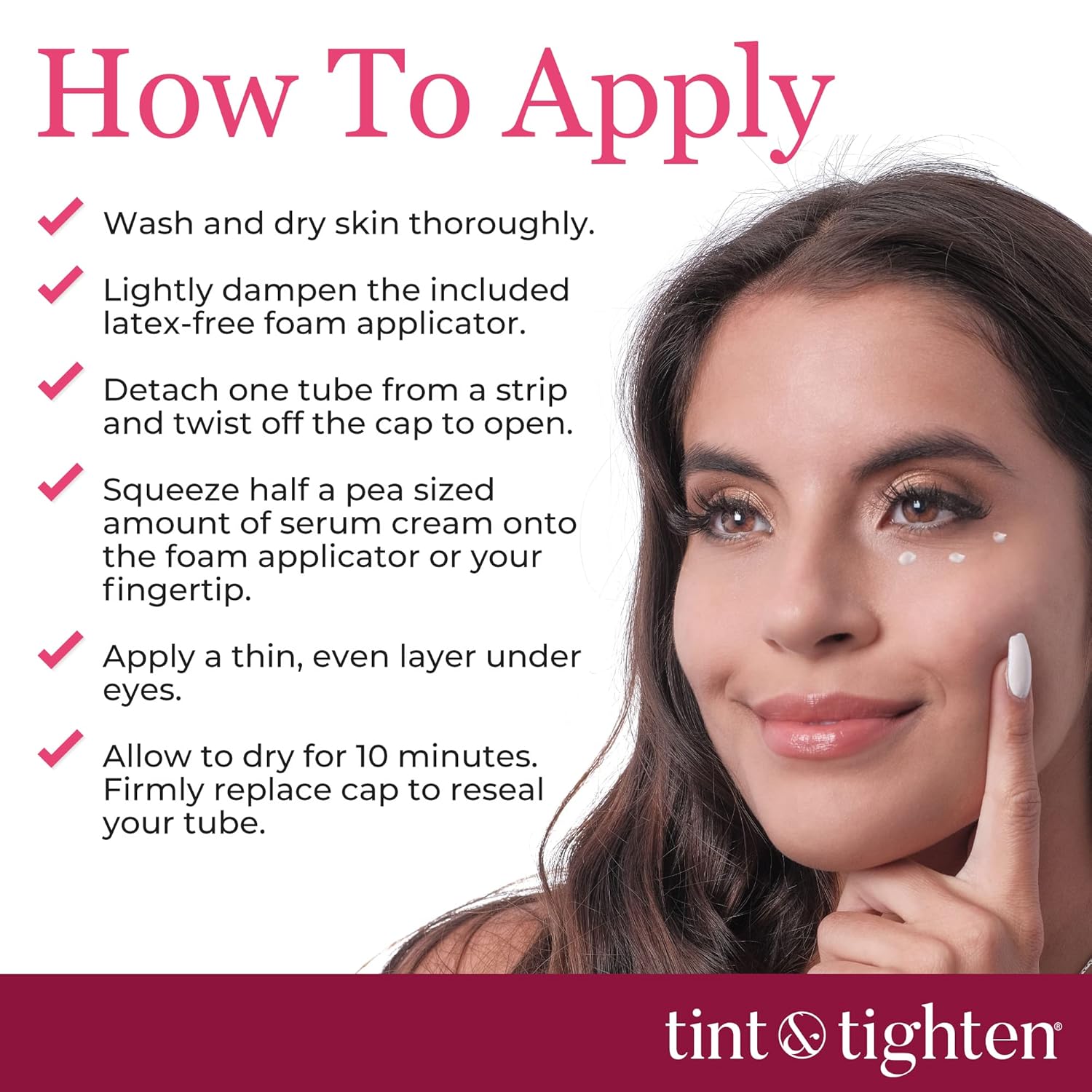 Tinted and Tightening Anti-Aging Eye Cream for Wrinkles, 0.5 oz, Smooths and Reduces Fine Lines - Image 6