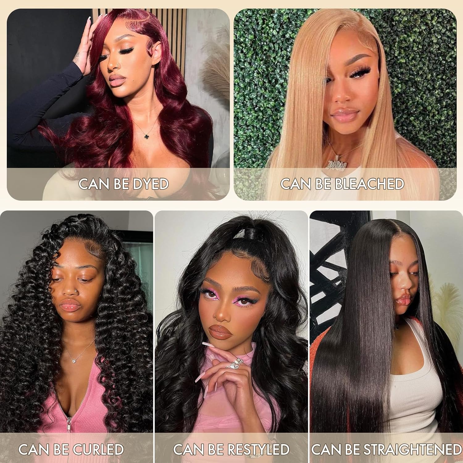 Virgin Brazilian Straight Human Hair Bundles 22 24 26 with 20 Inch 4x4 HD Lace Closure - Image 6