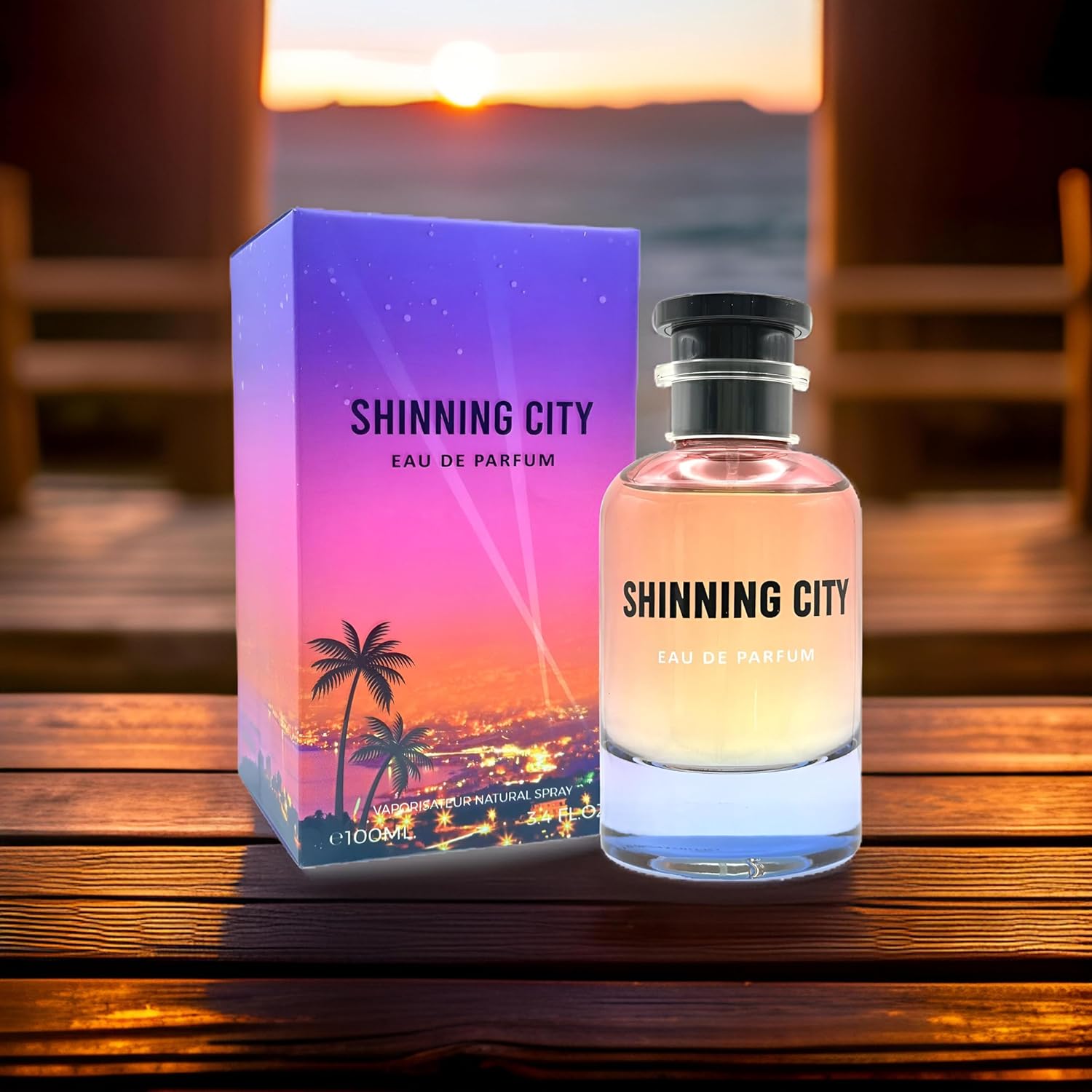 Emper Shinning City Unisex Eau de Parfum 3.4 Fl Oz Fresh Summer Fragrance - Image 4