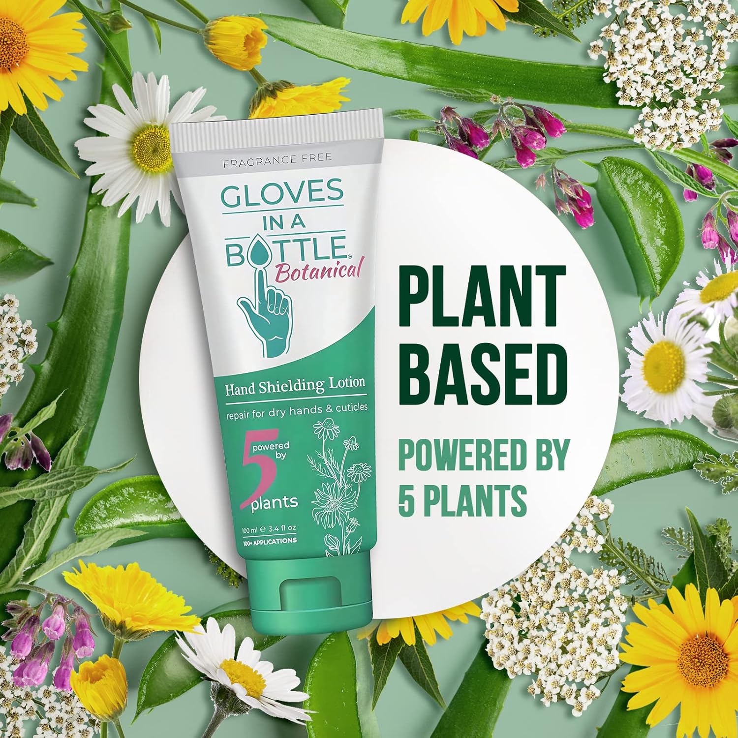 Gloves In A Bottle 3.4 Oz Pack of 2 Fragrance Free Shielding Lotion for Dry Itchy Skin - Image 3