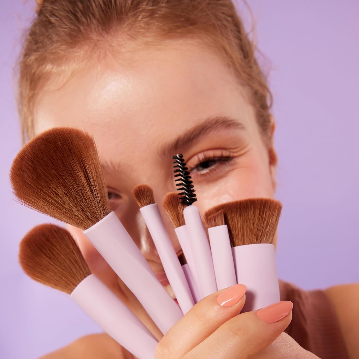 Essence Soft Bristle Vegan Cruelty-Free Makeup Powder Brush for Loose Pressed Powder - Image 5