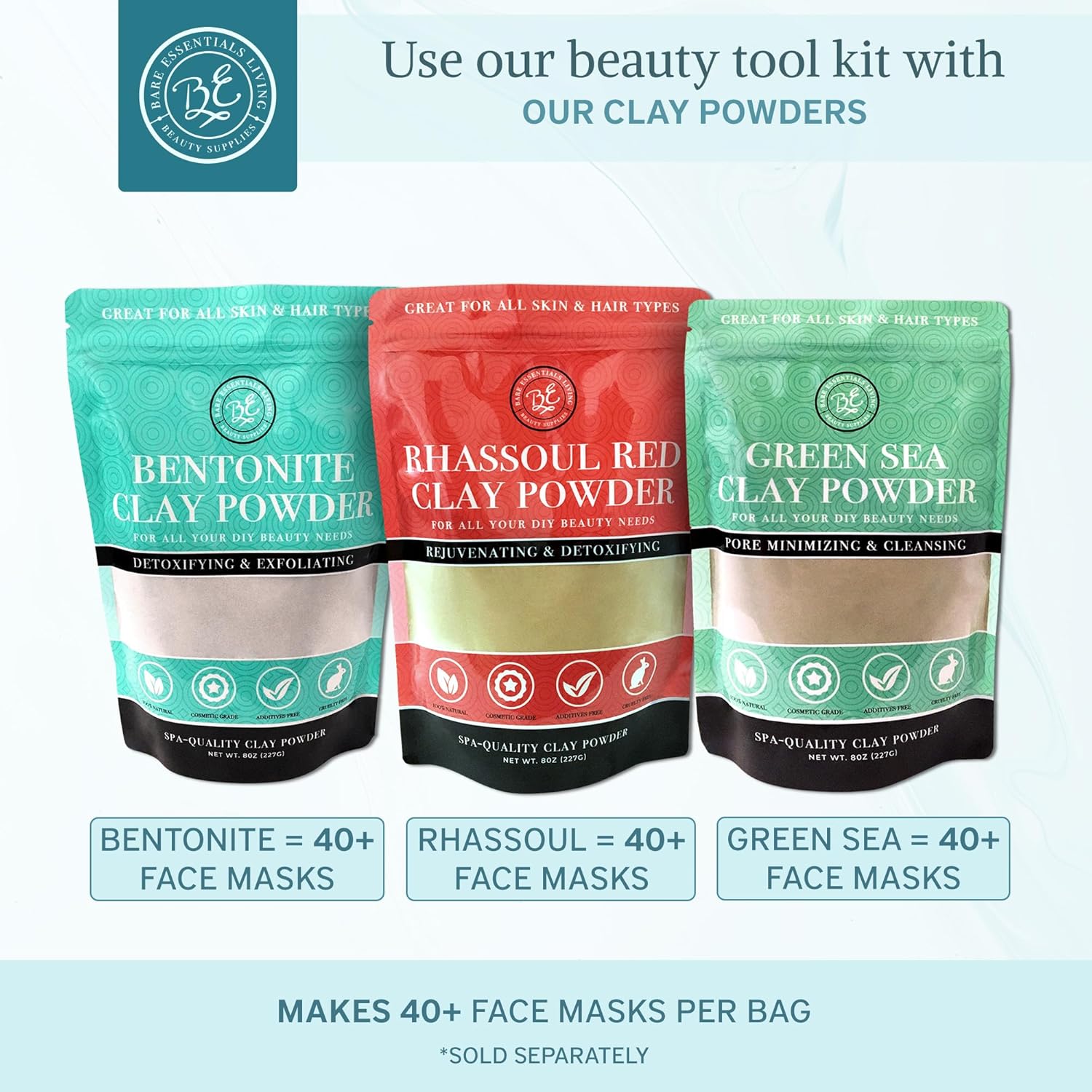 DIY Facial and Hair Mask Mixing Bowl Set with Bamboo Lid, Spoon, and Dual-Sided Brush - Image 6